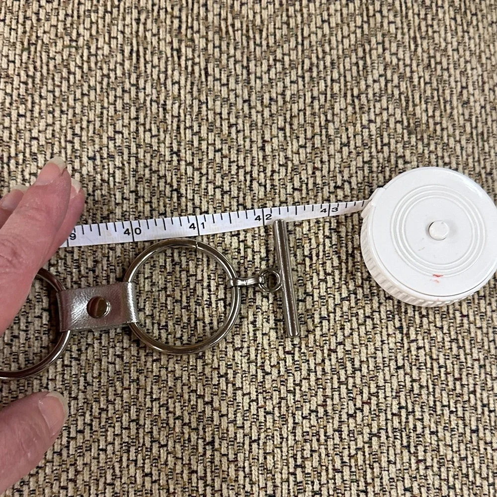 Source Unknown Silver Metal Ring Link Belt - Picture 3 of 3